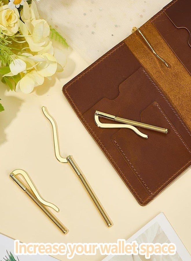 RupeeRise 2 Pcs Money Clip, Premium Cash Clip for Men, Slim Wallet Accessory with Secure Hold Replacement for Bifold Wallets Suitable for Business Travel and Tourism - Image 3